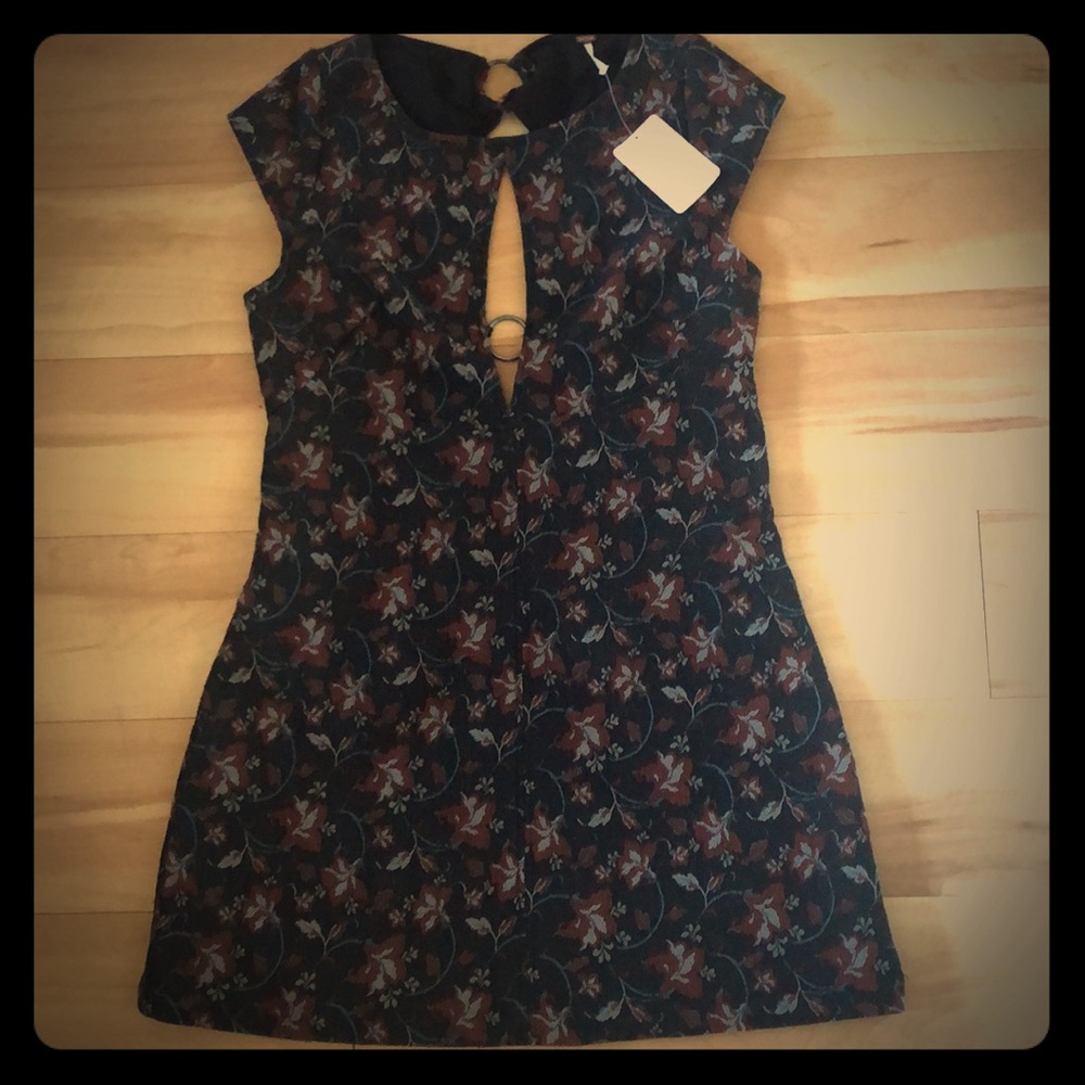 Free People floral shift dress
